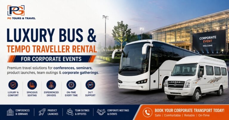 Luxury Bus & Tempo Traveller Rental for Corporate Events in Delhi NCR: The Complete 2026 Guide