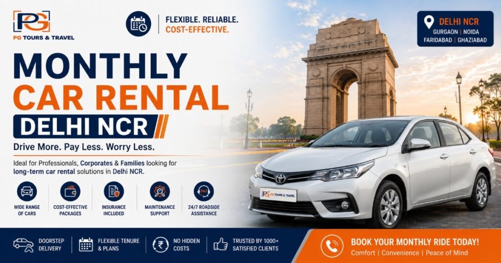 Why Monthly Car Rental Is Better Than Buying a Car in Delhi NCR: A Complete Cost Comparison for Professionals & Businesses
