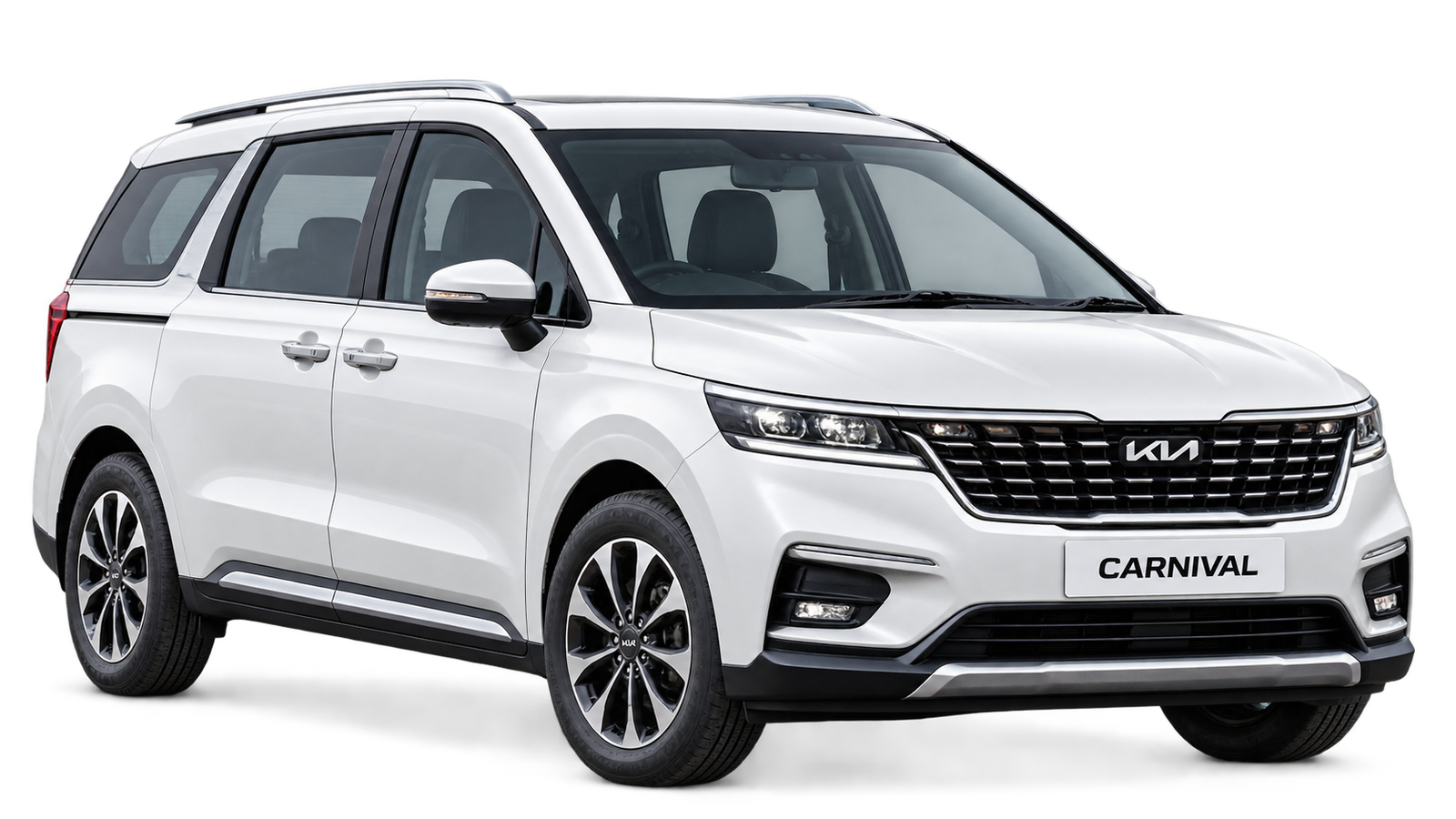 Kia Carnival with driver
