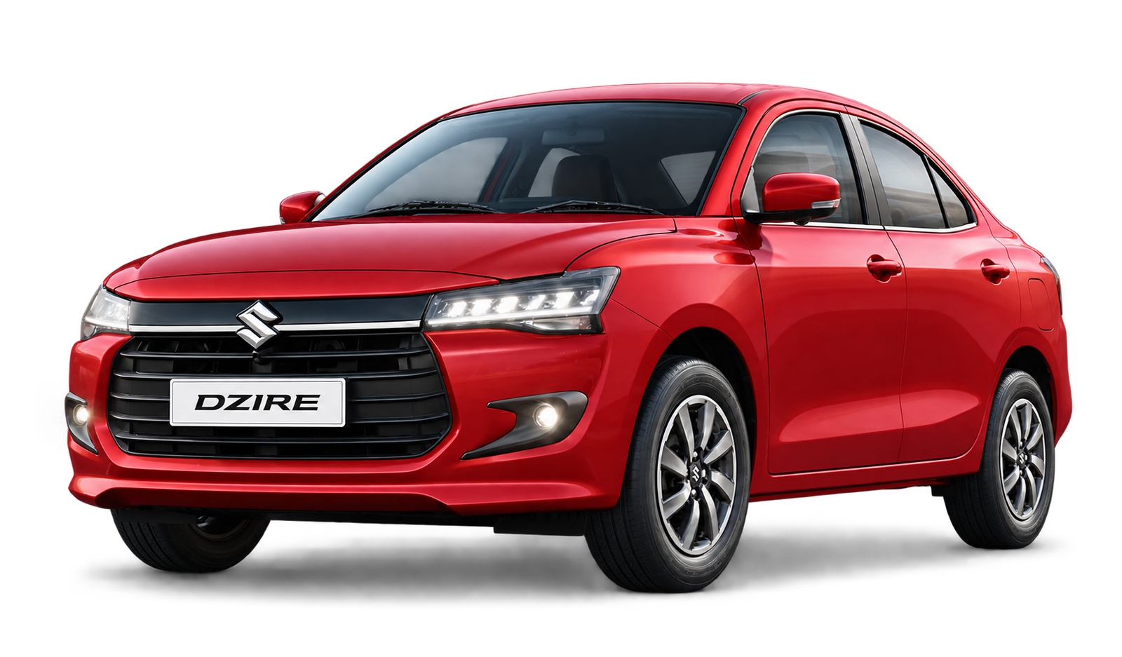 Maruti Dzire with driver
